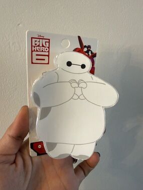 Disney Big Hero 6 Baymax White and Pearlized Claw Clip Hair Claw NWT